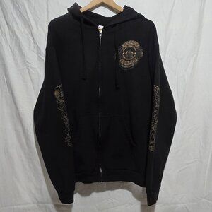 Alice Cooper Detroit Muscle Full Zip Hoodie - Black - Sz XL*